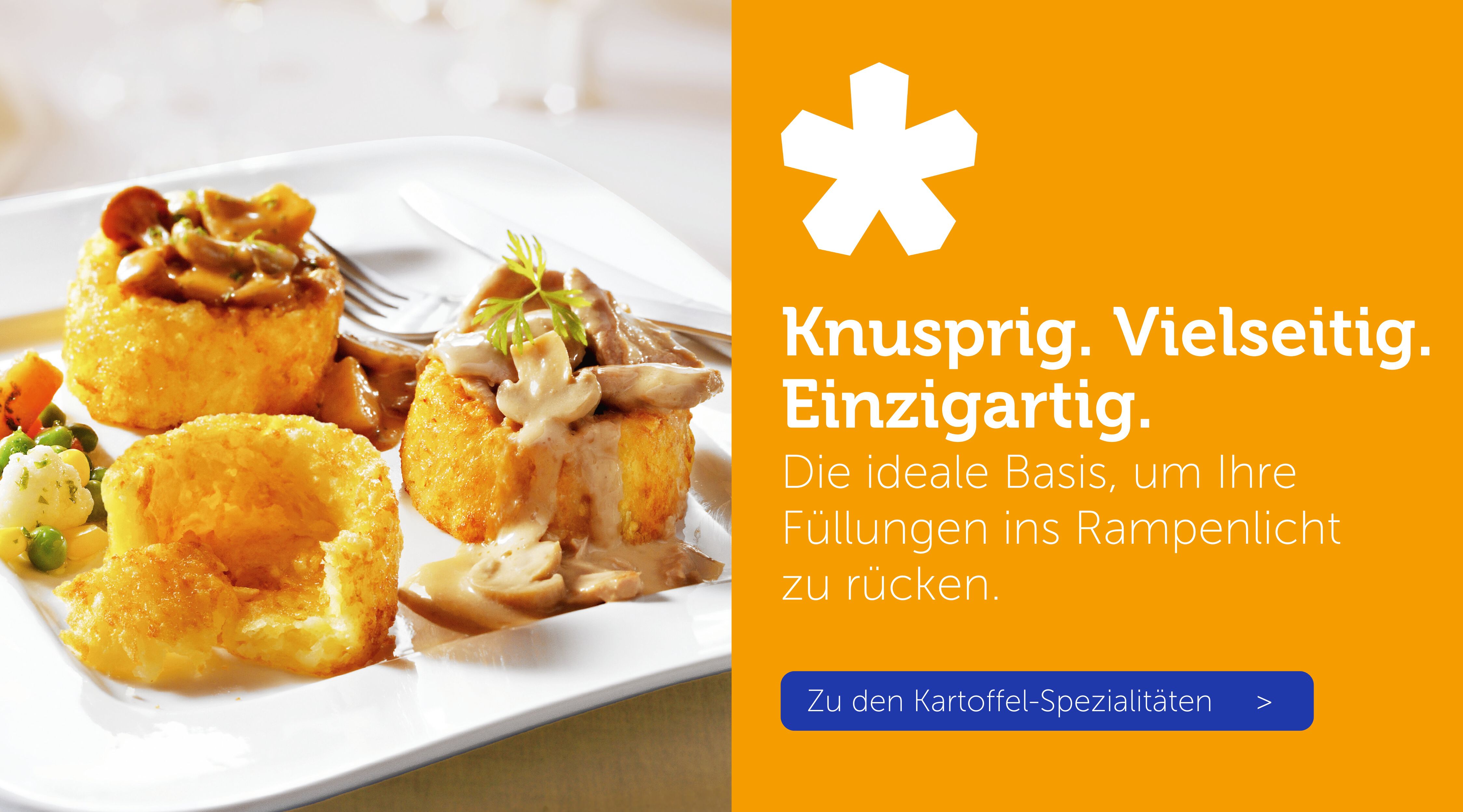 Knusprig. Vielseitig. Einzigartig. - Unsere Röstli-Pastetli